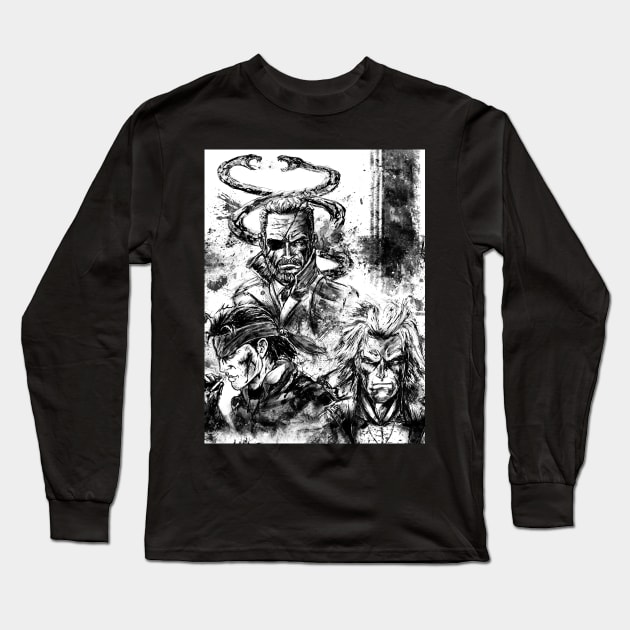 Metal Gear Solid Long Sleeve T-Shirt by Art Of Lunatik